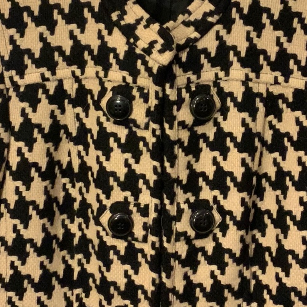 Sigrid Olsen Wool Houndstooth Coat. - image 6